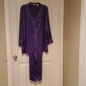 Purple Satin PJs